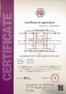 La Cina Zhejiang Yisheng fluid Intelligent Control Co., Ltd Certificazioni